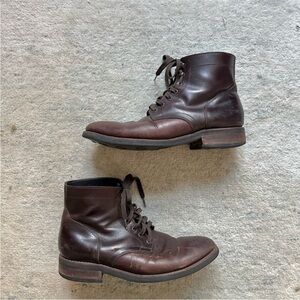 Thursday Boots Everyday Combat Brown Leather Lace Up Ankle Men’s 10